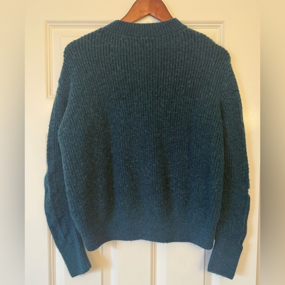 LuLaRoe Andrea Knit Sweater Dark Green Size Medium - Picture 2 of 7